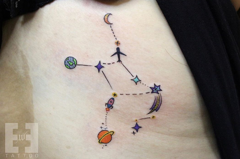 constellation tattoo design