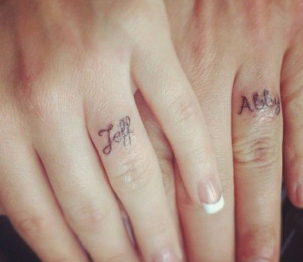 Wedding tattoo design