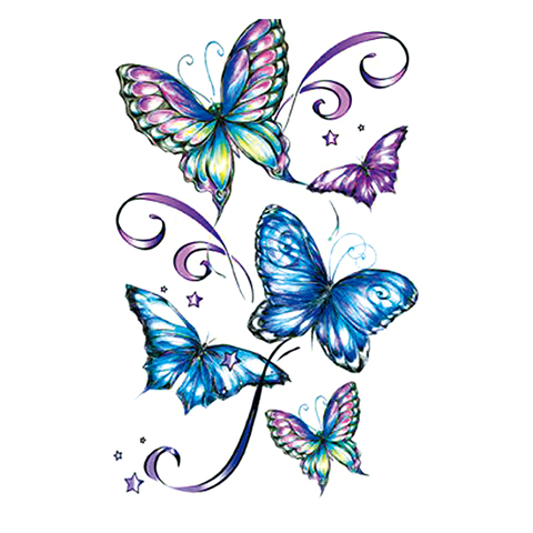 colorful butterfly design idea