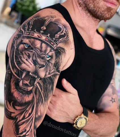 Wild Lion Tattoo Design Ideas For Men And Women Inktells