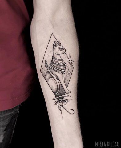 Bastet Tattoo egyptian tattoo