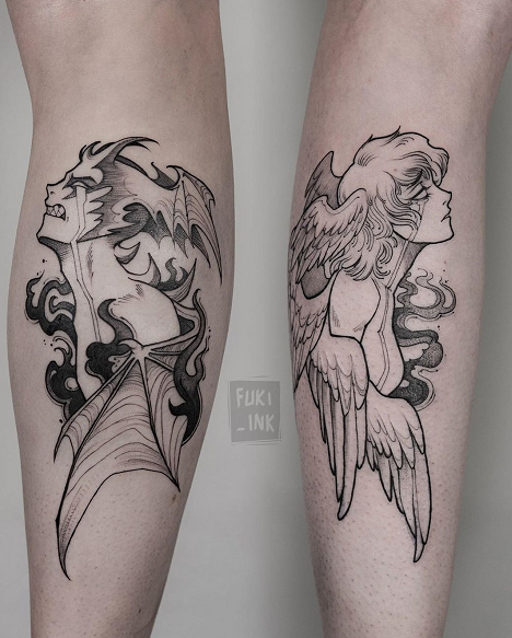 10 Best Warrior Protector Guardian Angel Tattoo Ideas That Will Blow Your  Mind  Outsons
