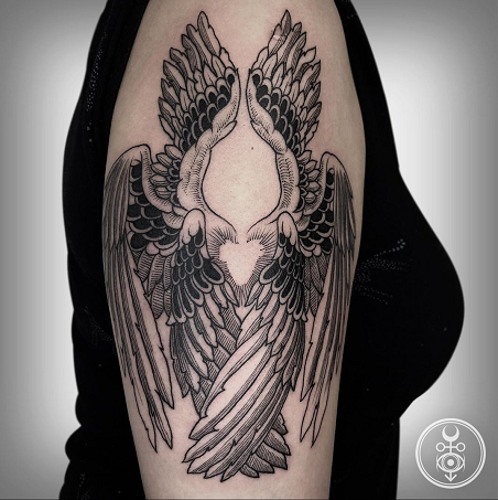 Right Angel Tattoo Design Ideas For Men And Women Inktells Right Angel Tattoo Design Ideas For Men And Women Inktells