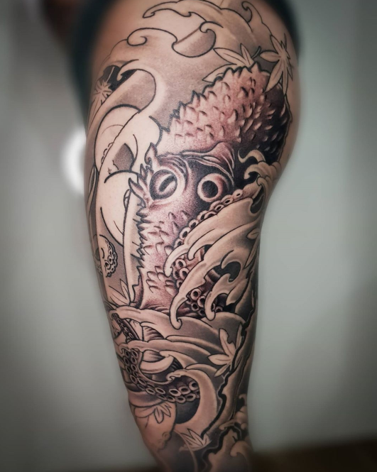 Japanese Octopus Tattoo
