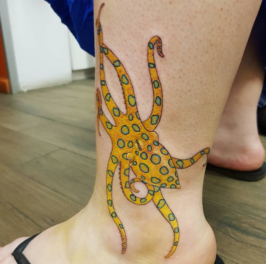 Blue-Ringed Octopus Tattoo