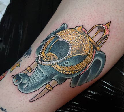 jewelry elephant tattoo