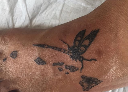 Tribal Dragonfly Tattoo