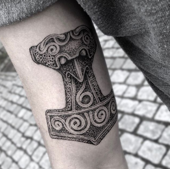 viking Helm of Awe Tattoo for men and women