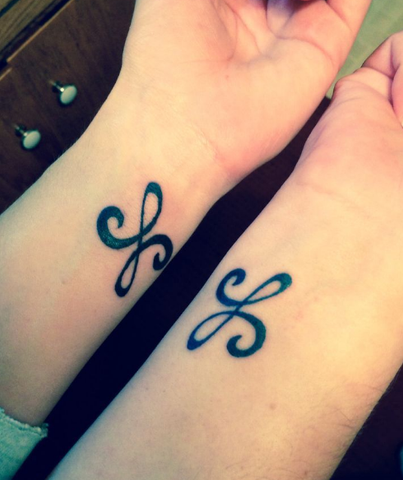 matching Celtic Knot tattoo for friends