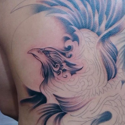 Japanese phoenix tattoo