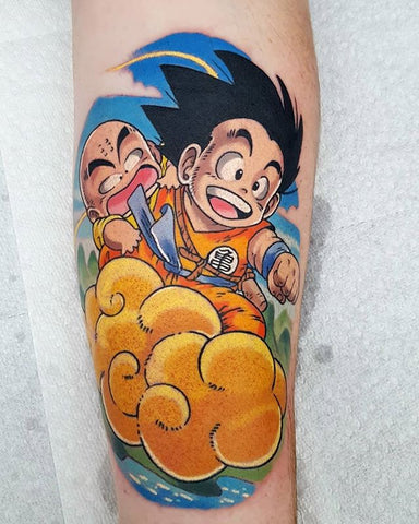 dragon ball Goku tattoo