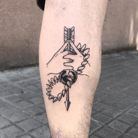 arrow inuyasha shikon tattoo