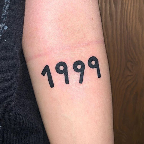 number tattoo