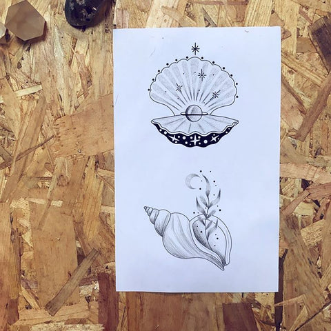 Best Seashell Tattoo Design Ideas for Men and Women in 2020 – inktells Best Seashell Tattoo Design Ideas for Men and Women in 2020 – inktells