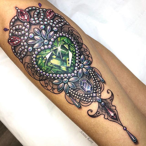 Jade Stone Tattoo Design