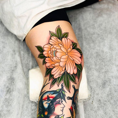 50 Amazing Knee Tattoo Design Ideas  Bored Art