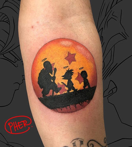 dragon ball Goku tattoo