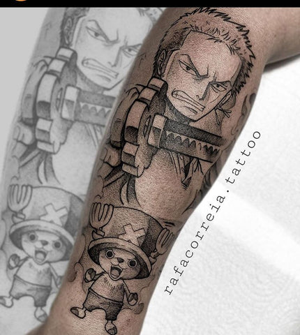 anime one piece Chopper zoro tattoo