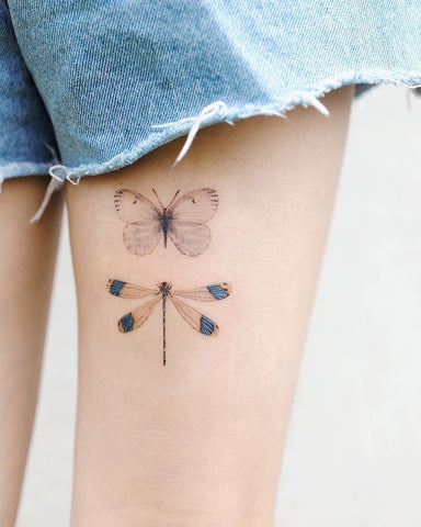 butterflt dragonfly tattoo