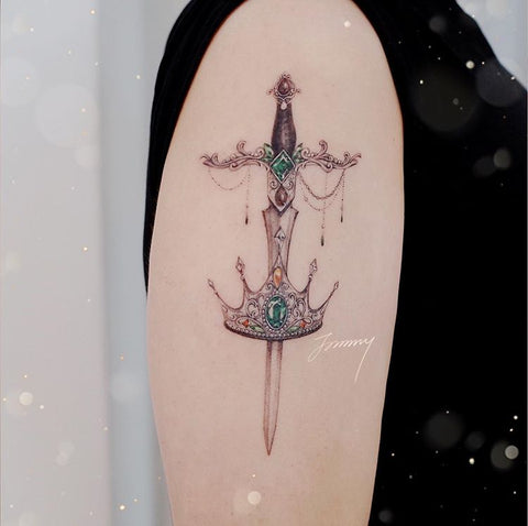 diamond sword tattoo