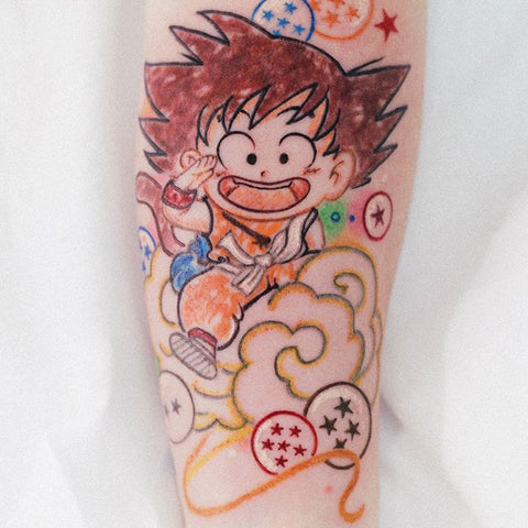dragon ball Son Goku tattoo design