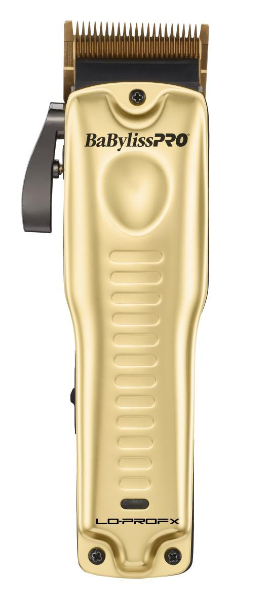 BaBylissPRO Lo-Pro FX Limited Edition High Performance Clipper & Trimmer Collection Set - Gold (FXHOLPKLP-G)