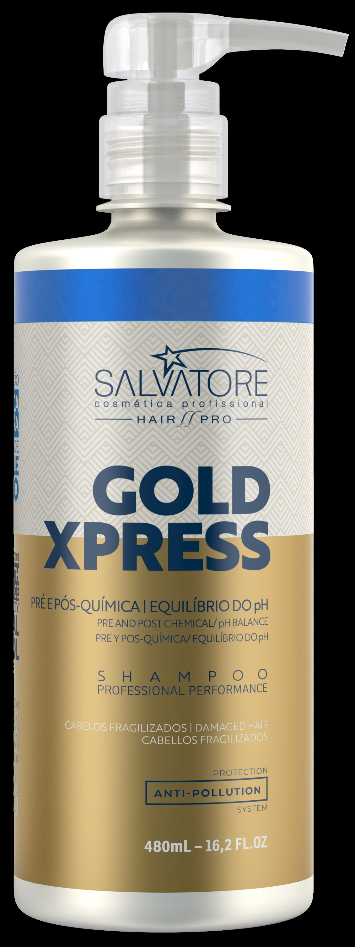 Salvatore Hair Pro Gold Xpress Shampoo (480ml/16.2oz)