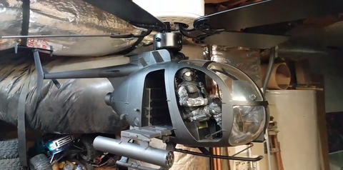 US$ 39.98 - AH-6 Helicopter ceiling fan light set【Buy 2 ...