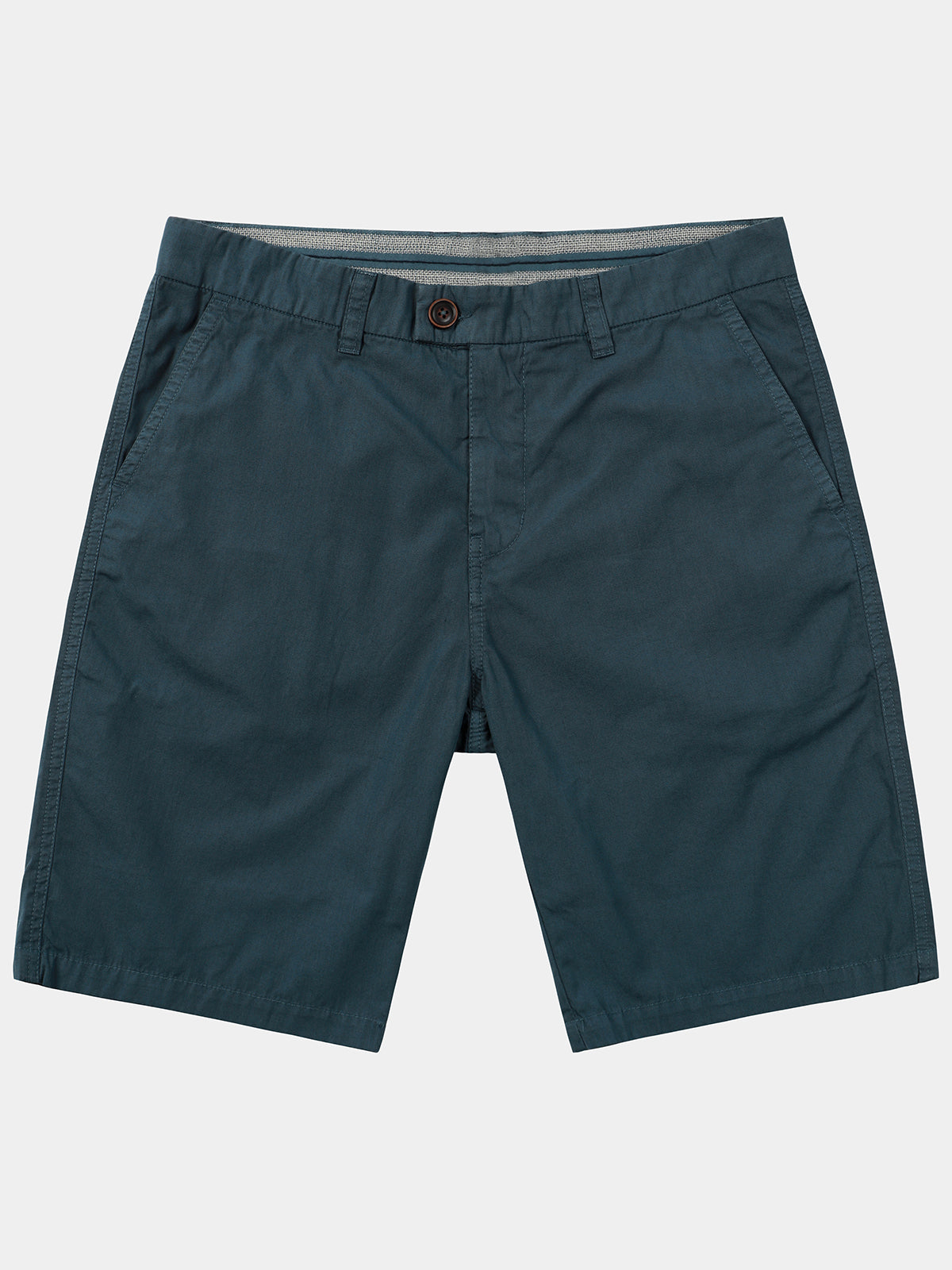 Men's Summer Casual Dark Blue Holiday Breathable Cotton Shorts