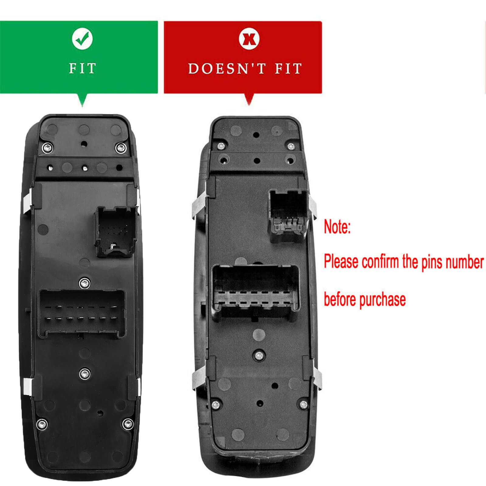 Master Power Window Switch For Grand Caravan 2008-2010 Journey 2009-2014 Generic