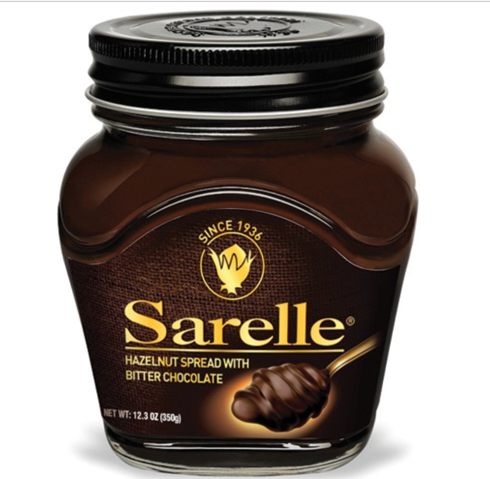 Sarelle Hazelnut Spread With Bitter Chocolate (350g/12.3oz)