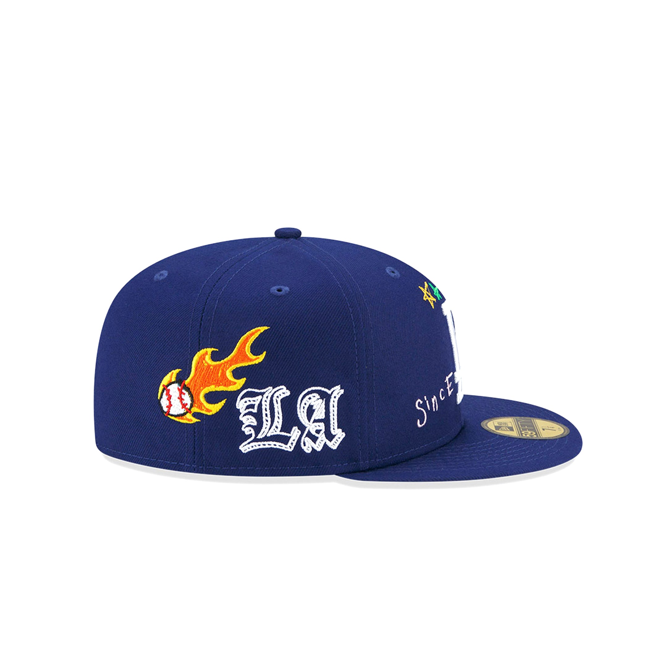 New Era Los Angeles Dodgers MLB Scribble 59FIFTY Fitted Blue