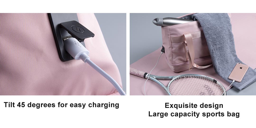kingsons Yoga bag Tilt 45 degrees for easy charging Exquisite design large capacity sports bag