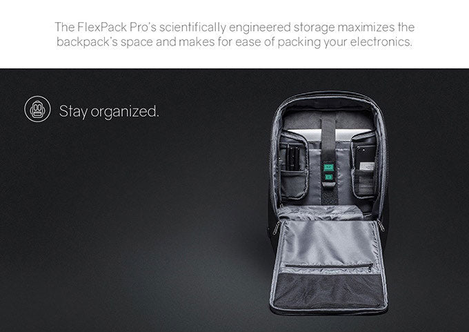 KORIN Design FlexPack Pro multifunctional anti-theft backpack ...