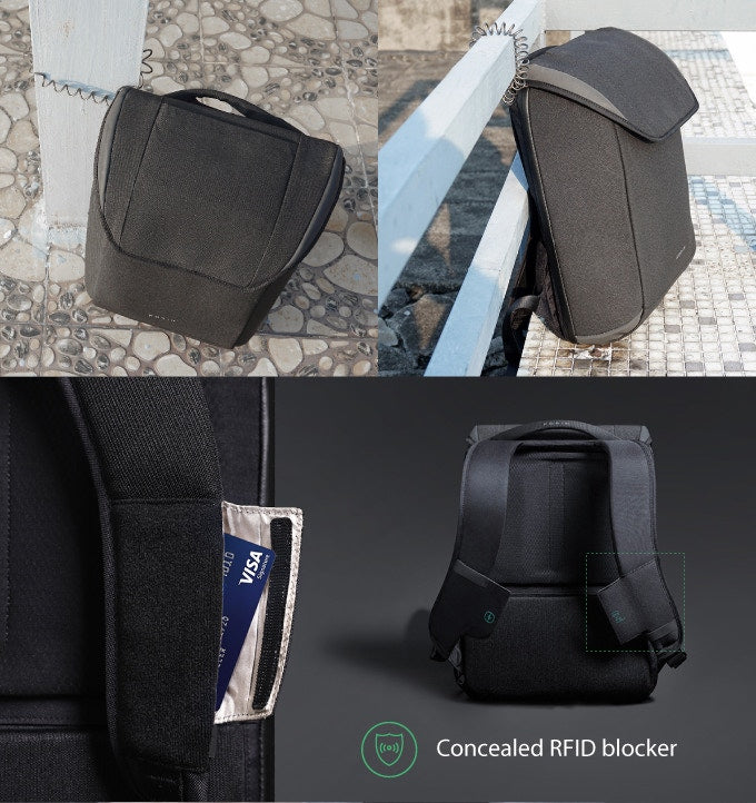 Commercial anti-theft backpack shoulder strap-kingsons.com