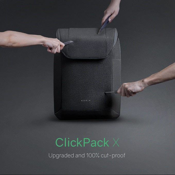 Korin ClickPack X-simple and practical anti-theft backpack