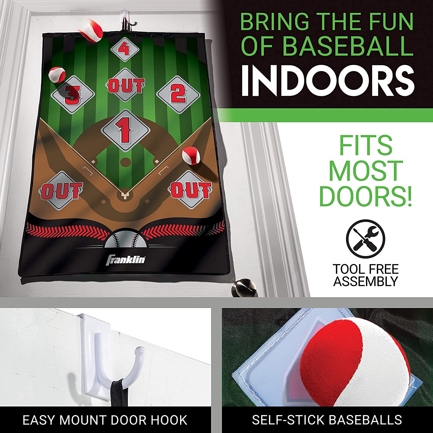 Indoor Pitch Game - Baseball Target