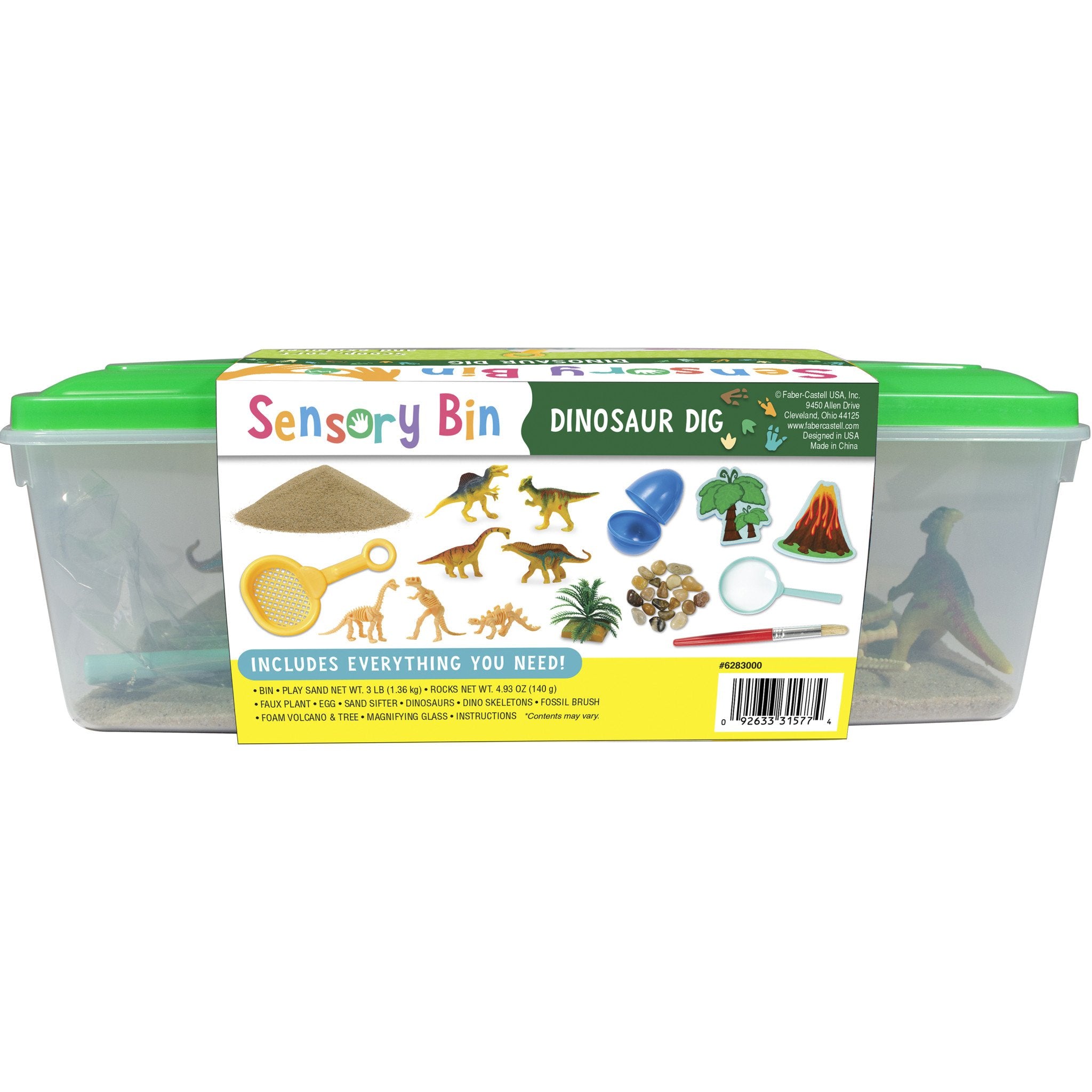 Sensory Bin Dinosaur Dig