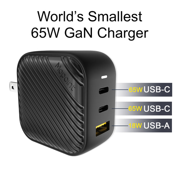 Mopoint 65W GaN USB C Charger