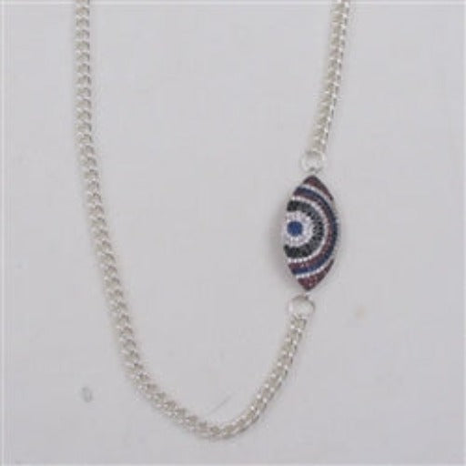 Multi-stone Evil Eye Neklace