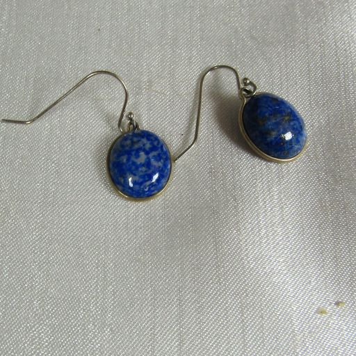 Lapis Lazuli Gemstone  Drop Earrings