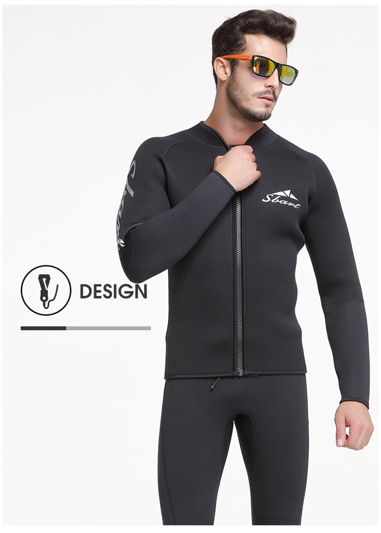 black wetsuit open cell freediving suit