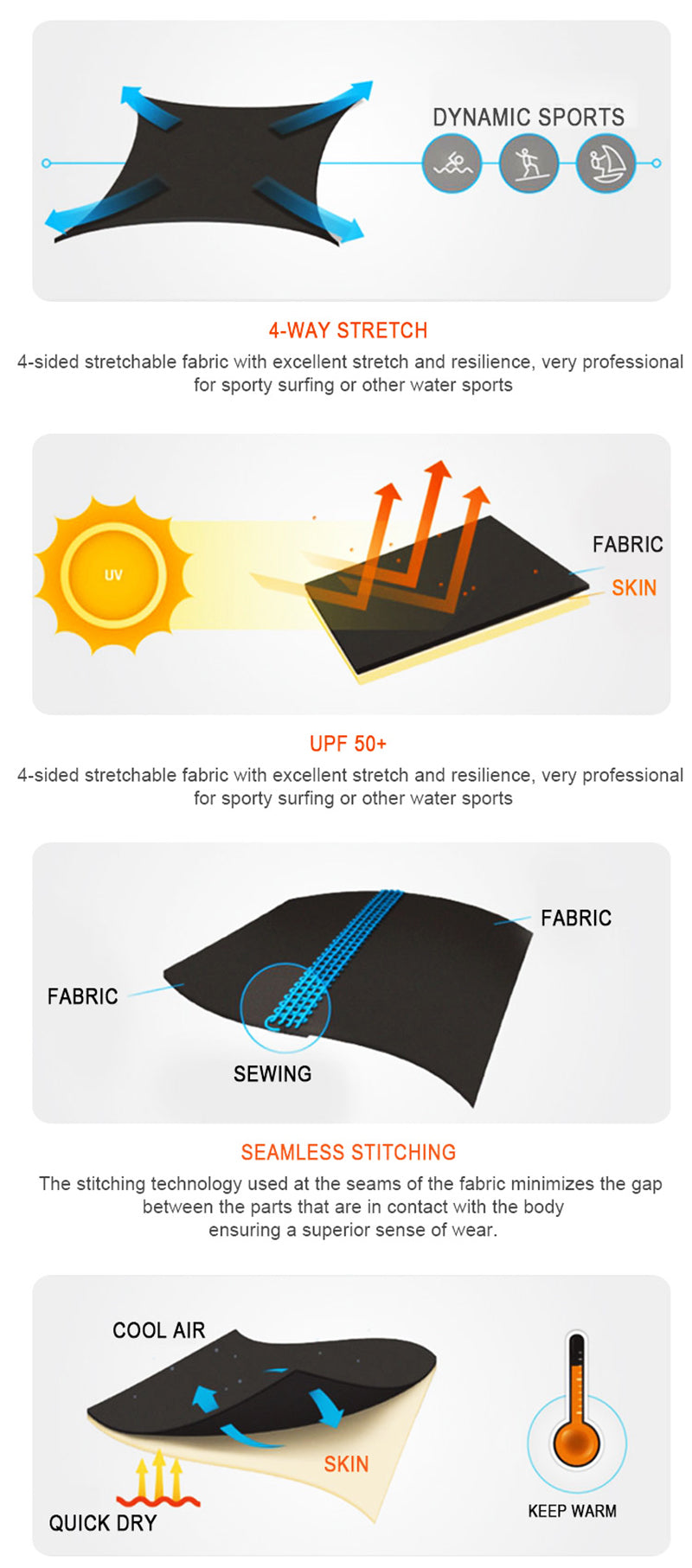 neoprene wetsuit scuba diving skins