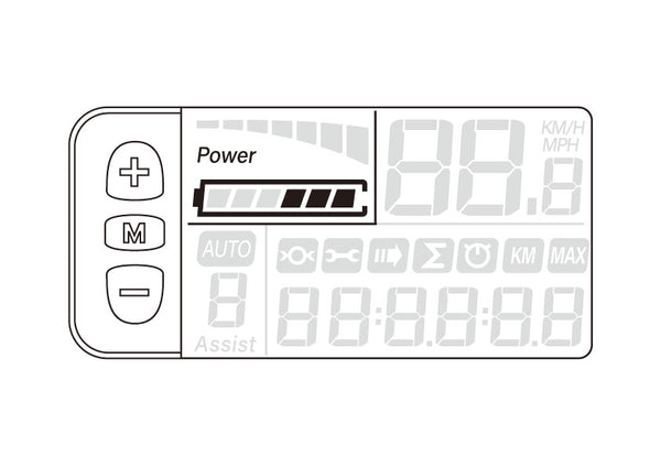 KBO Bike display shows the power
