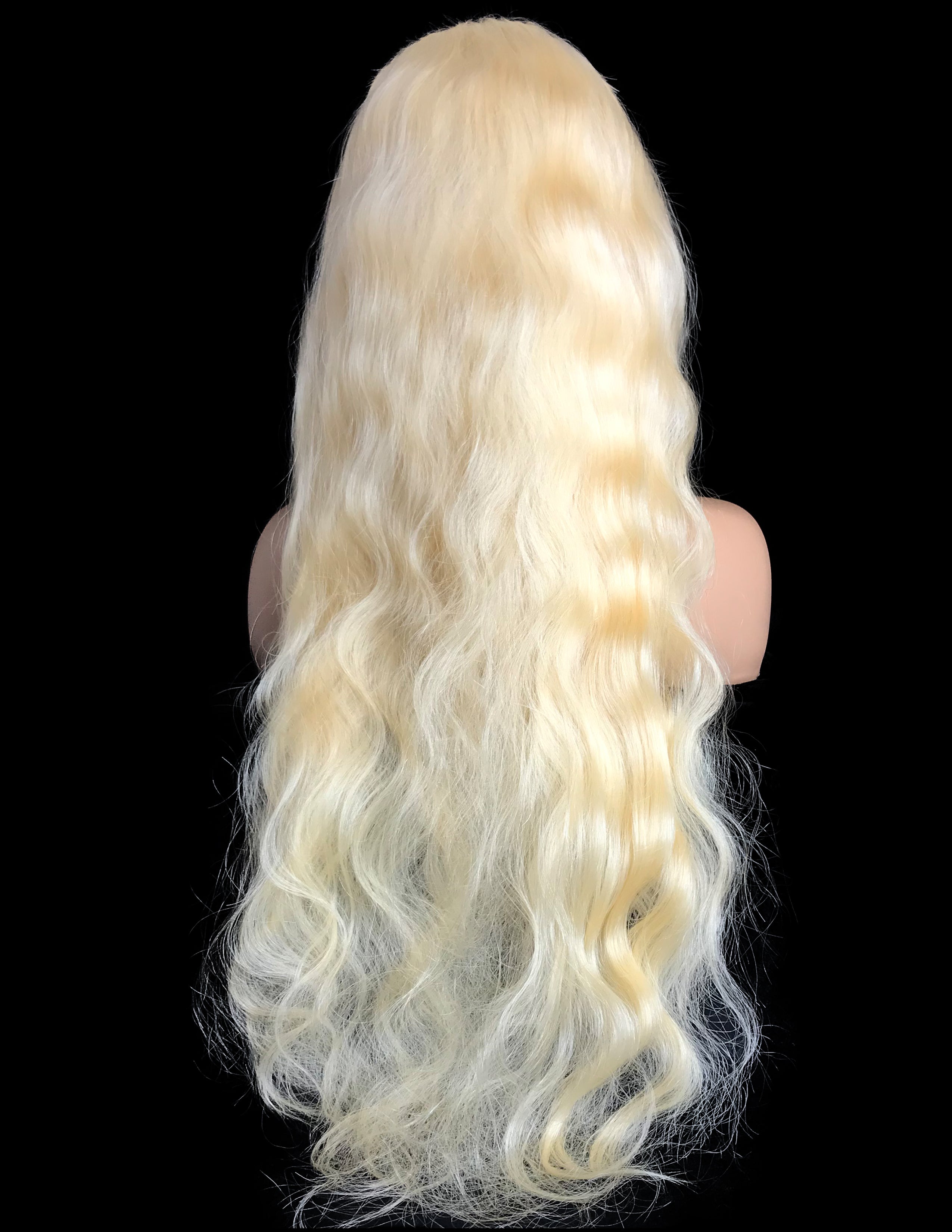 Swiss #613 Remy Body Wave Lace Frontal Human Hair Wig