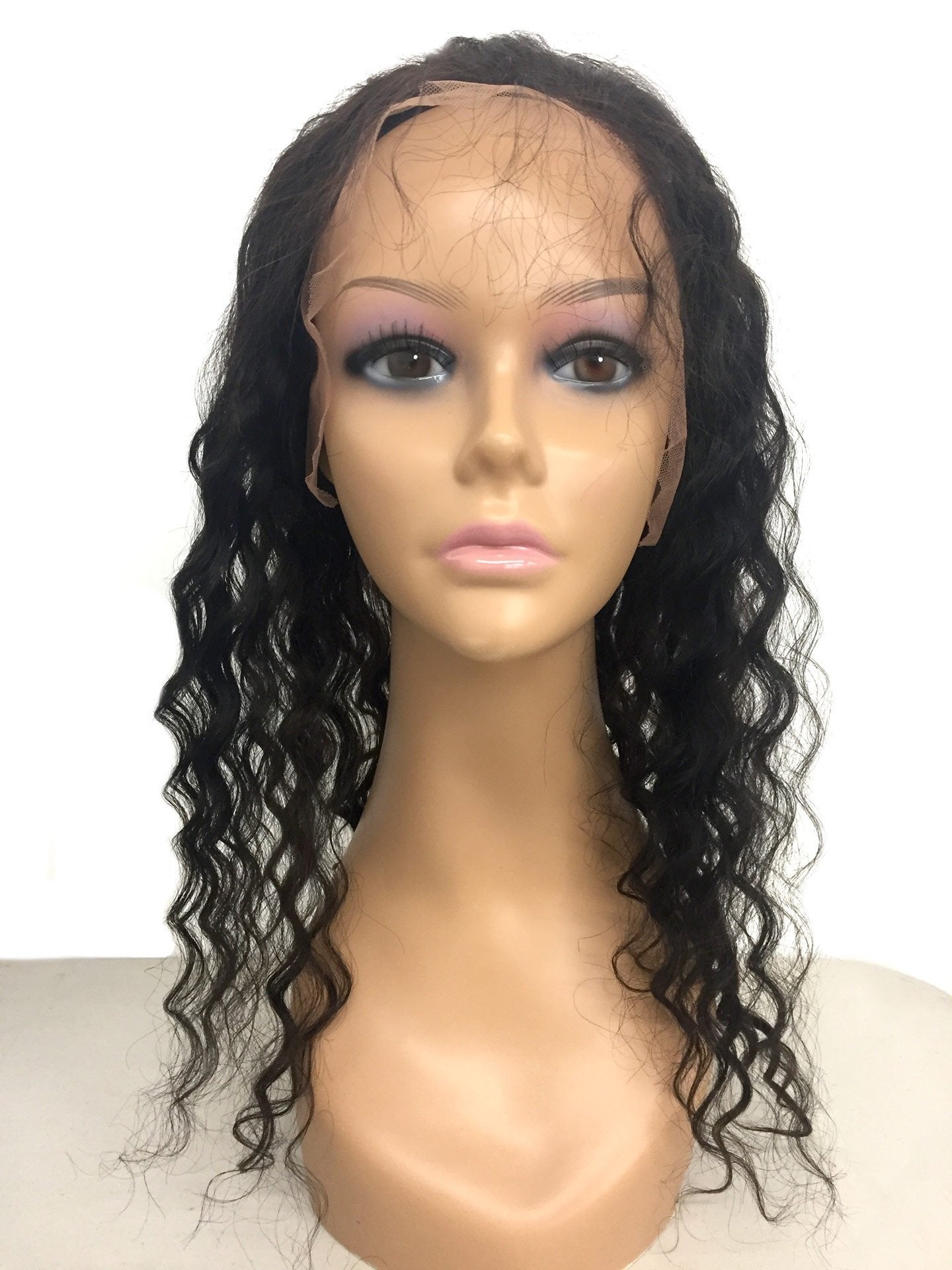 Remy Lace Frontal w/ Cap Deep Wave Human Hair