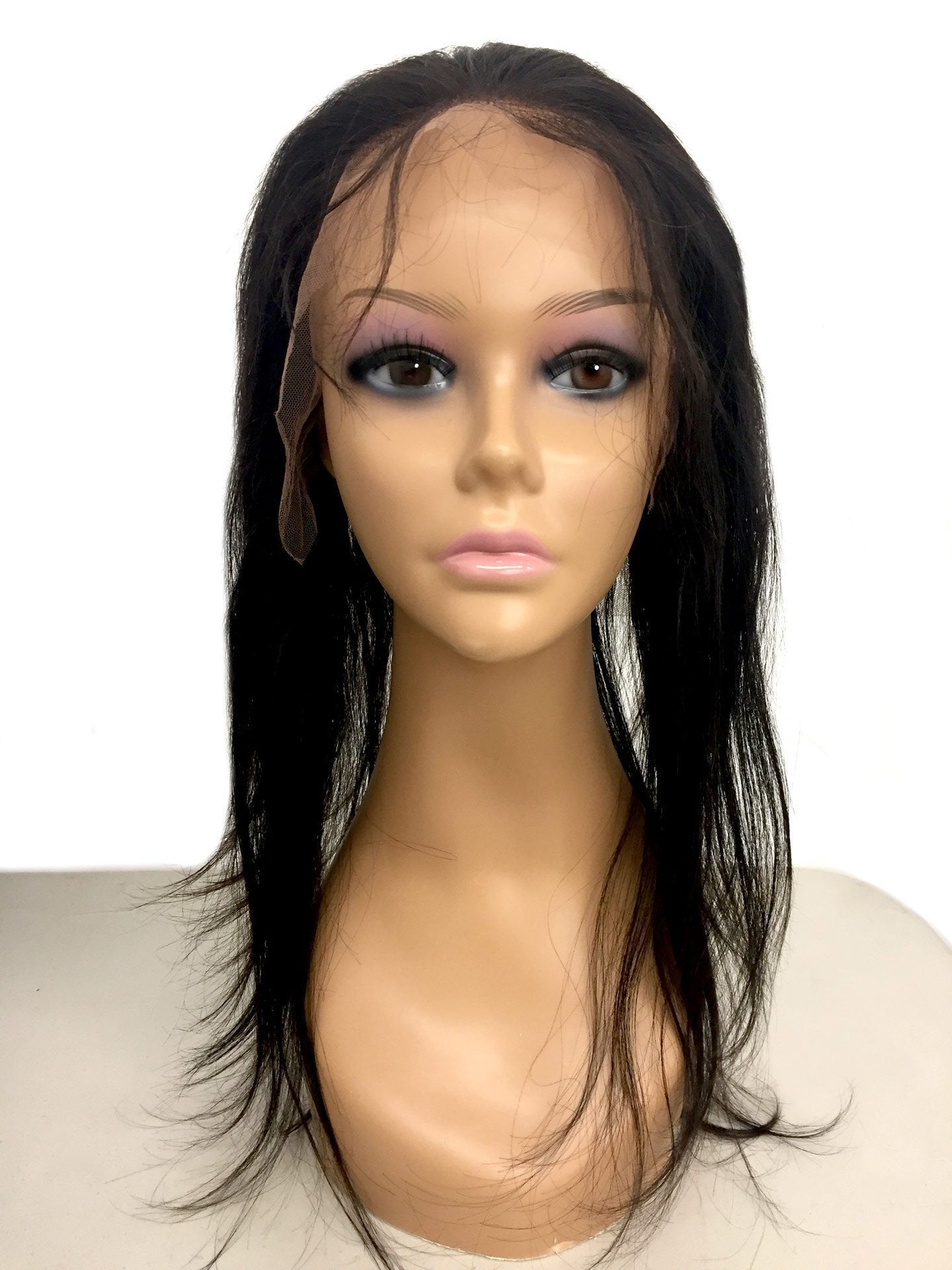 Remy Lace Frontal w/ Cap Straight Human Hair