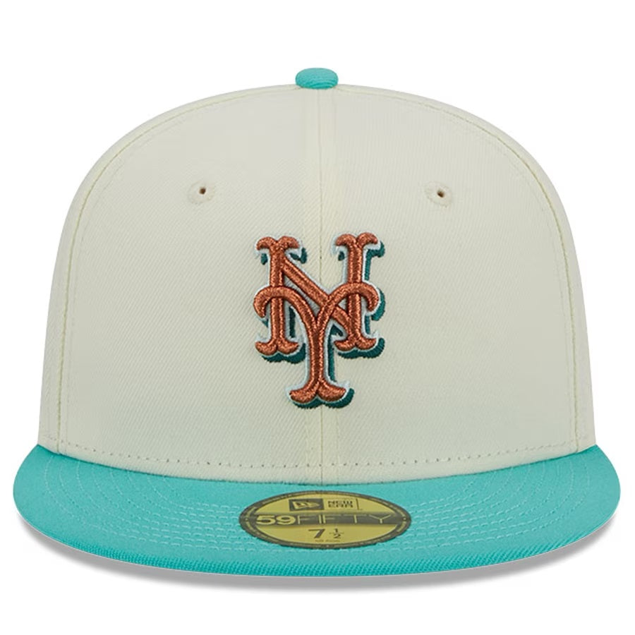 59Fifty New York Mets City Icon 2-Tone White/Teal - Grey UV
