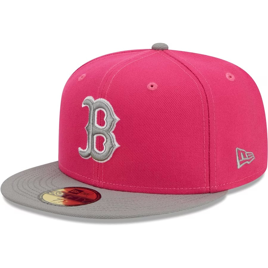 59Fifty Boston Red Sox 2-Tone Color Pack Pink/Grey - Grey UV