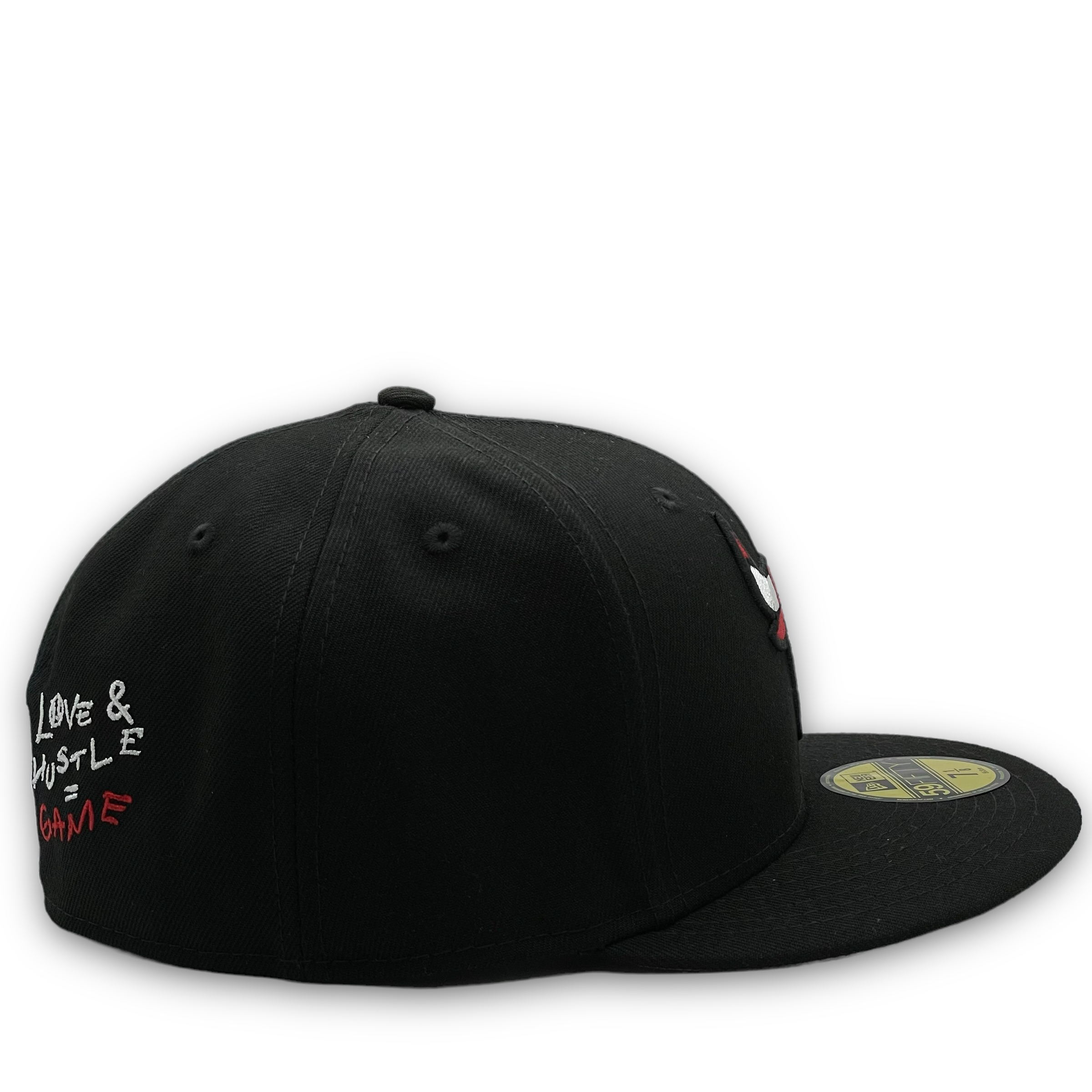59Fifty Chicago Bulls Team Heart Collection Black - Grey UV